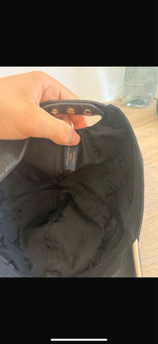 Gorra Louis Vuitton Negra y Marrón