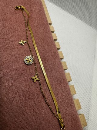 Pulsera tendencia trébol y circonitas