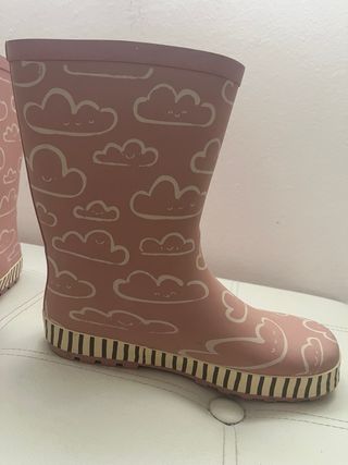 Botas de agua niña rosas nube talla 36