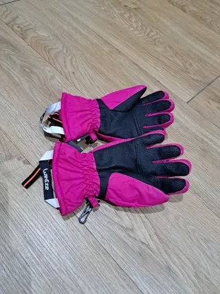 Guantes de Nieve Niña Fucsia Talla 6 años