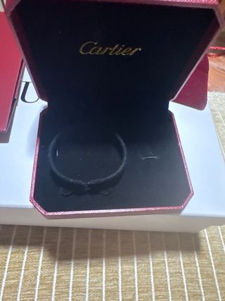 Bolsa y caja Cartier para pulsera