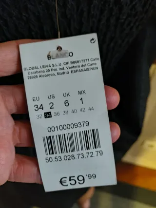 Vestido de fiesta negro sin estrenar