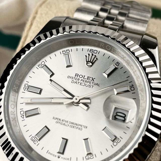 Reloj Rolex Datejust Plata