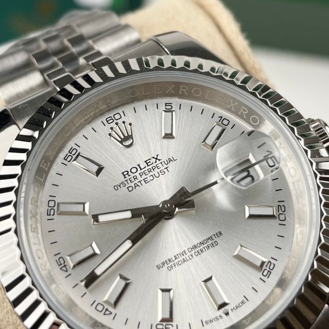 Reloj Rolex Datejust Plata