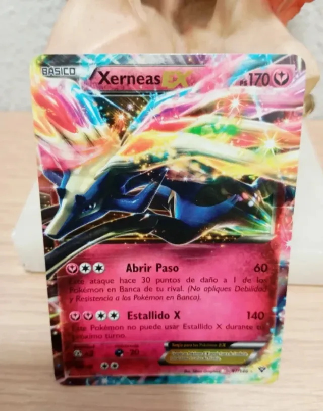 Pack Cartas Pokémon Originales 2 Cromos Xerneas EX
