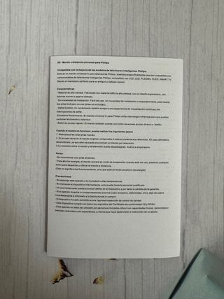 Mando a distancia compatible Philips Smart TV 4K