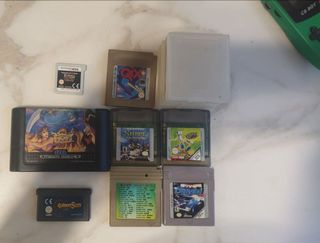 Lote Juegos Game Boy, Mega Drive, 3DS