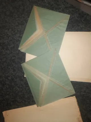 Vintage buste e carta per posta aerea