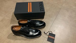 Ermenegildo zegna black derby couture
