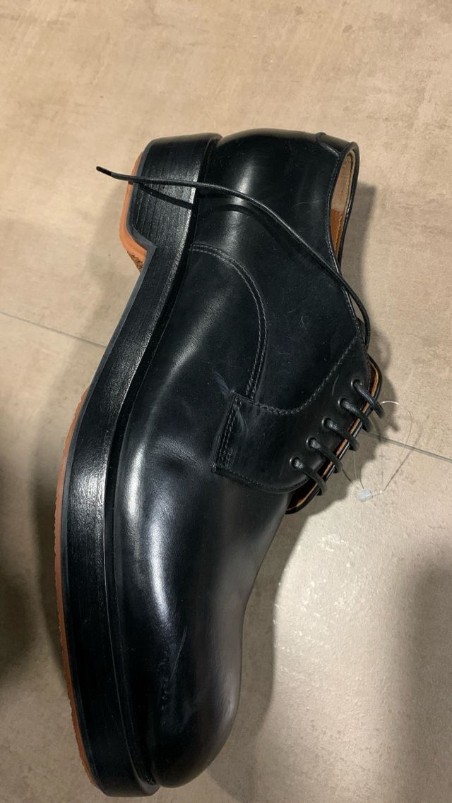 Ermenegildo zegna black derby couture