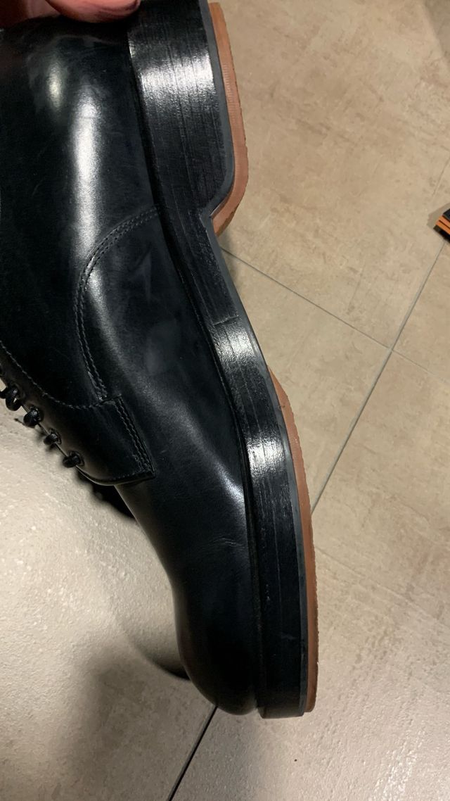 Ermenegildo zegna black derby couture