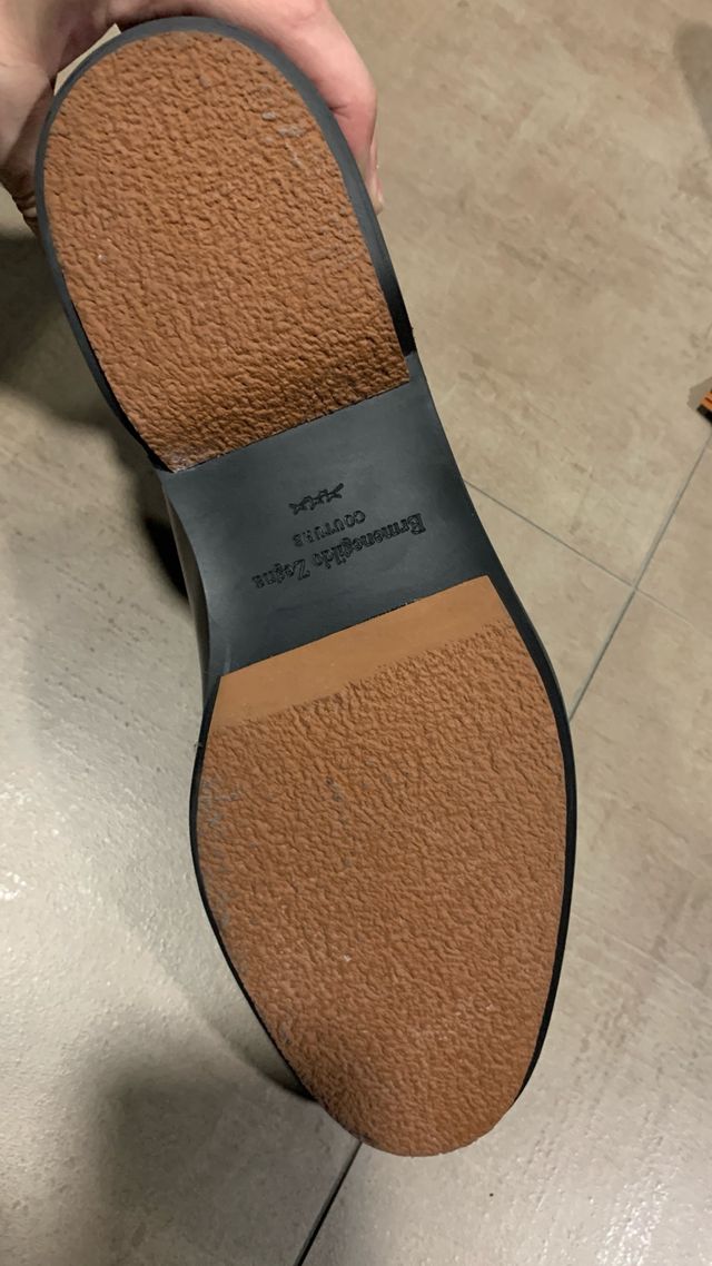Ermenegildo zegna black derby couture