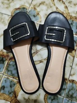 Ciabatte nere donna taglia 38