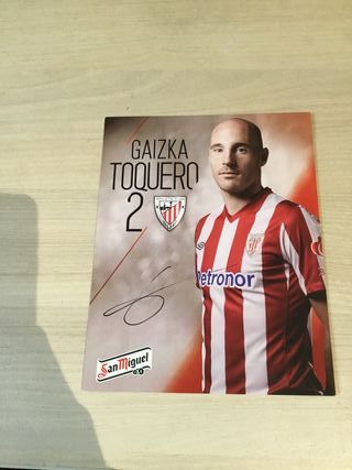 Postales firmadas de puño letra original Athletic