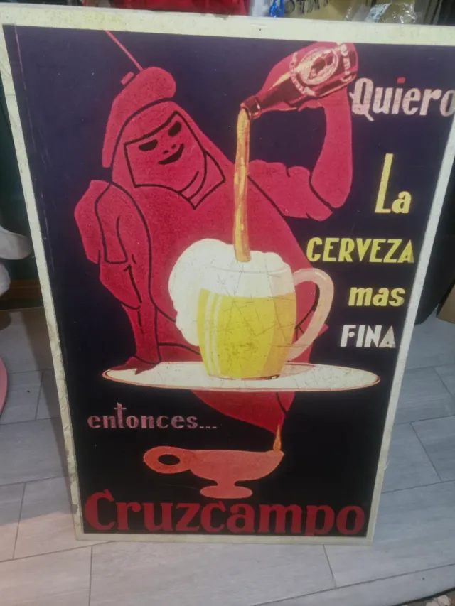 Panel Publicitario Cruzcampo