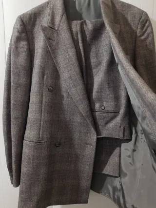 Completo uomo Principe di Galles 100% lana