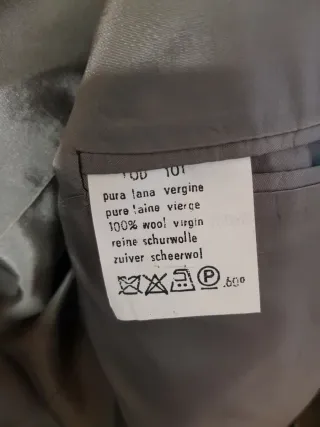 Completo uomo Principe di Galles 100% lana