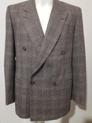 Completo uomo Principe di Galles 100% lana