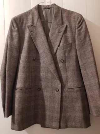 Completo uomo Principe di Galles 100% lana