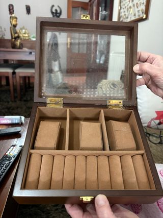 Caja de Relojes Guardarelojes Madera