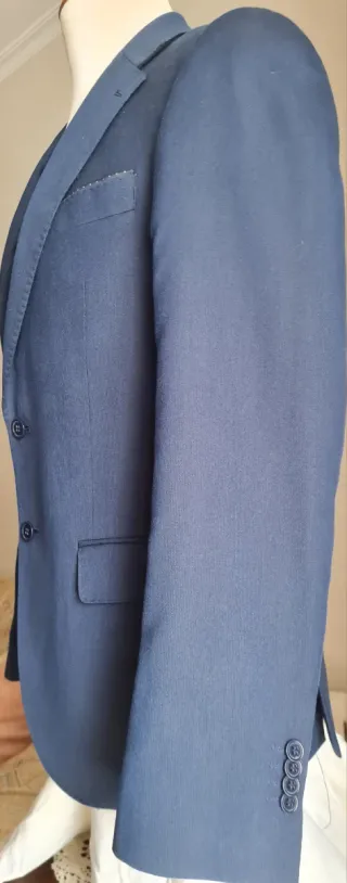 Traje azul slim fit T. 50/42