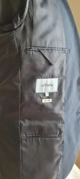 Traje azul slim fit T. 50/42