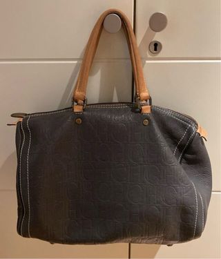 Bolso Carolina Herrera Marrón Cuero