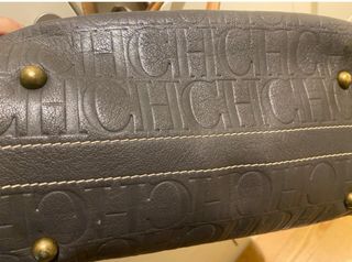 Bolso Carolina Herrera Marrón Cuero