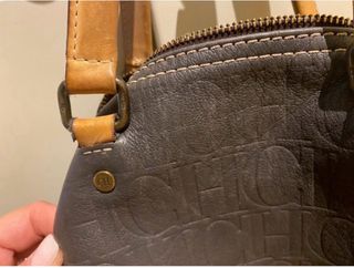 Bolso Carolina Herrera Marrón Cuero