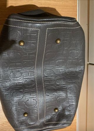 Bolso Carolina Herrera Marrón Cuero