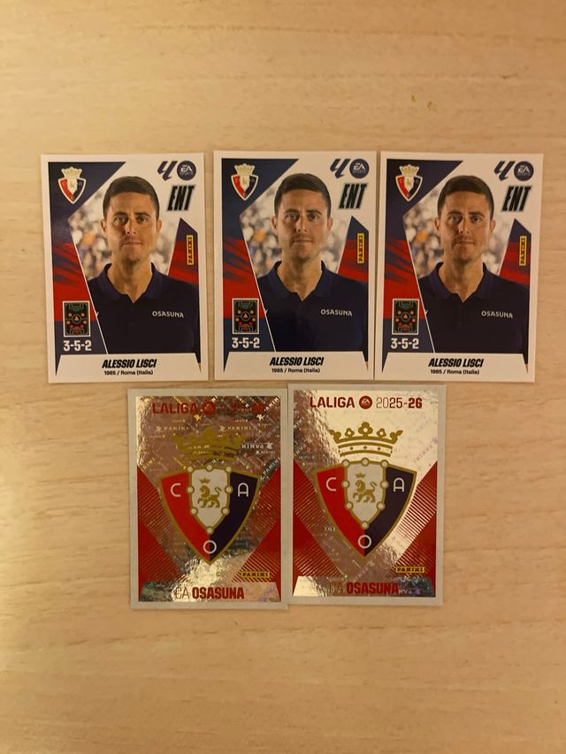 46 cromos normali dell'Osasuna