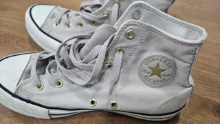 Converse Botas Talla 38 Beige y Dorado