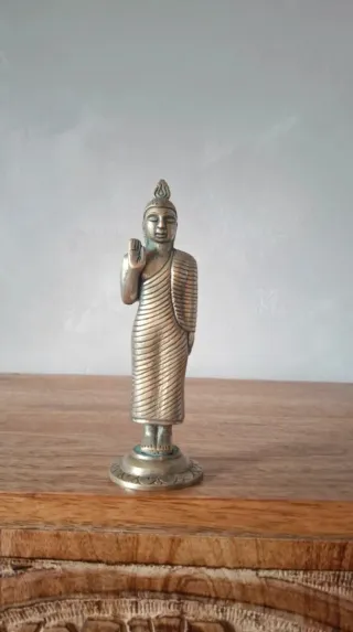 Estatua Buda Bronce Principios Siglo XX