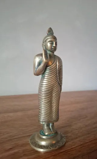 Estatua Buda Bronce Principios Siglo XX