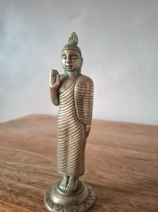 Estatua Buda Bronce Principios Siglo XX