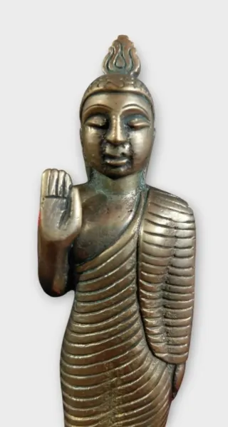 Estatua Buda Bronce Principios Siglo XX