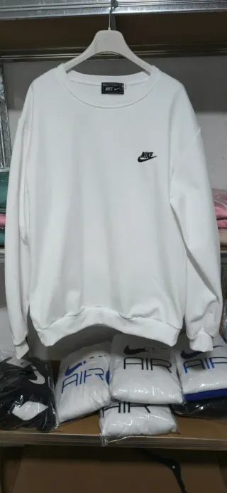 Sudadera  Blanca Talla L