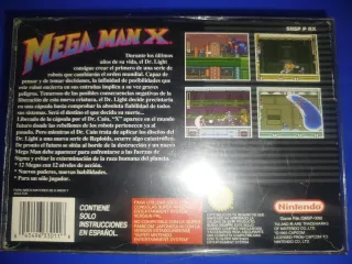Megaman X Super Nintendo PAL ESP