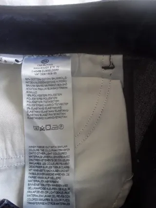 Pantalón vaquero mujer talla 46 azul oscuro