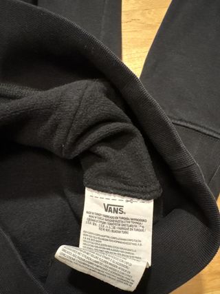 Sudadera Vans Negra Talla XS