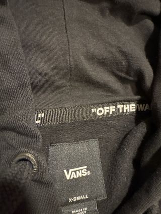 Sudadera Vans Negra Talla XS