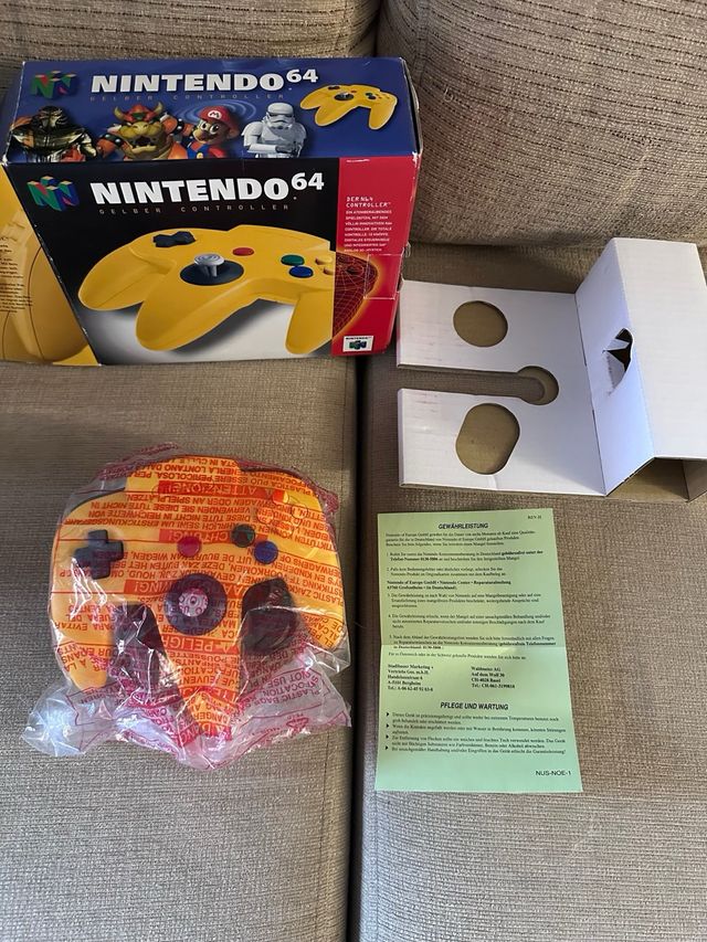 Mando Nintendo 64 Amarillo