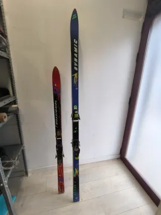 Esquís Dynamic Flexteel 2.0 y Rossignol X3s