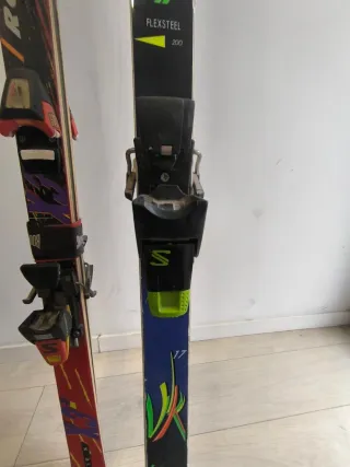 Esquís Dynamic Flexteel 2.0 y Rossignol X3s