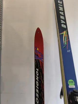 Esquís Dynamic Flexteel 2.0 y Rossignol X3s