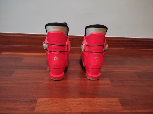 Botas de esquí Rossignol rojas para niños