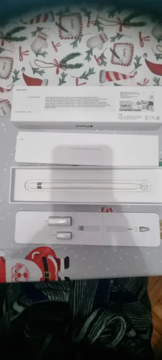 Apple Pencil Plata/Blanco