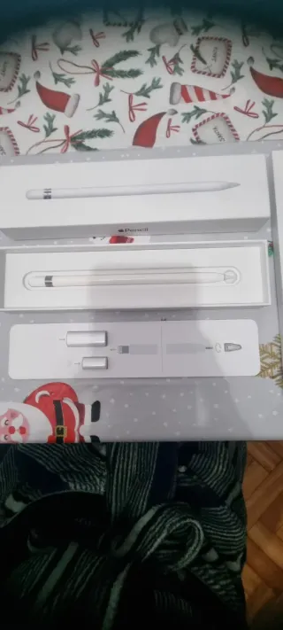 Apple Pencil Plata/Blanco