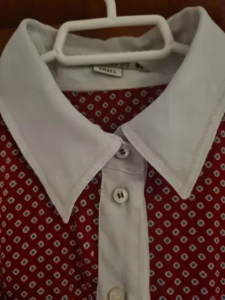 Camisa Highly Preppy Roja y Blanca