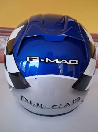 Casco Moto G-Mac Azul Talla S